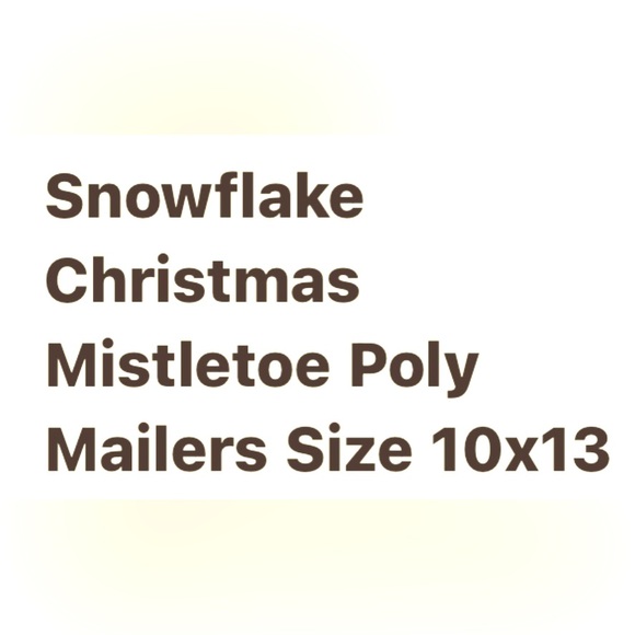 20 - 10 X 13 - Non Padded - Mistletoe / Holly - Poly Mailers - Picture 5 of 5